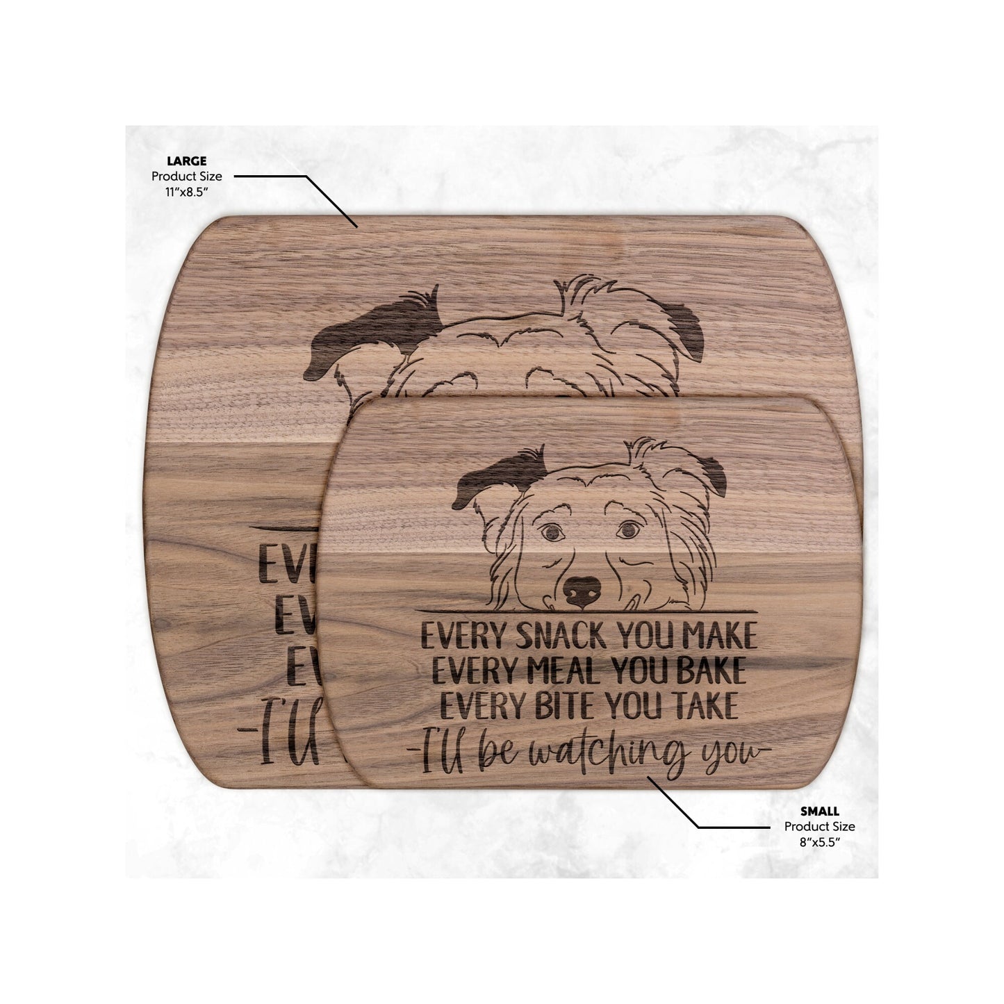 Australian Shepherd Funny Cutting Board for Dog Mom, Dog Lover Wood Serving Board, Charcuterie Board, Wooden Chopping Board Gifts for Him
