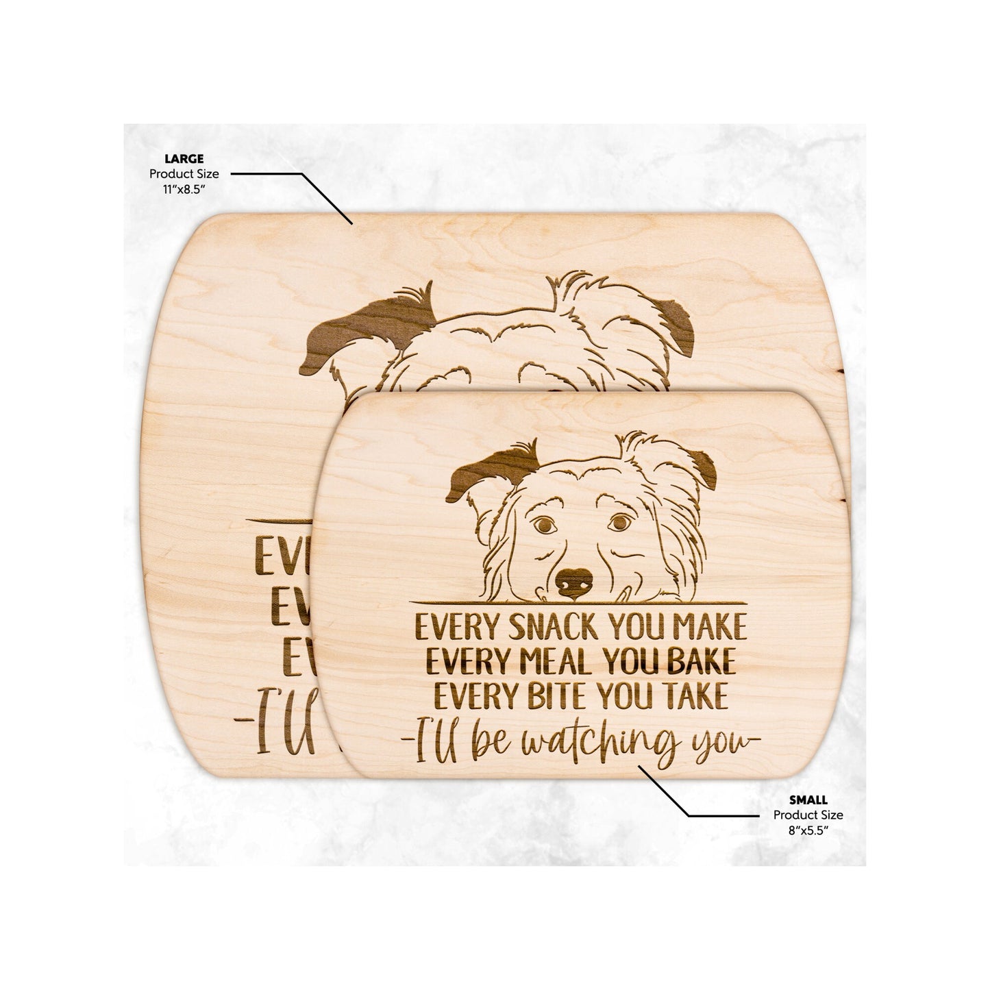 Australian Shepherd Funny Cutting Board for Dog Mom, Dog Lover Wood Serving Board, Charcuterie Board, Wooden Chopping Board Gifts for Him