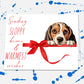 Beagle Holiday Cards, Christmas Card Set, Dachshund Lover Xmas Cards, Dog Greeting Cards, Dachshund Christmas Greeting Card for Doxie Mom