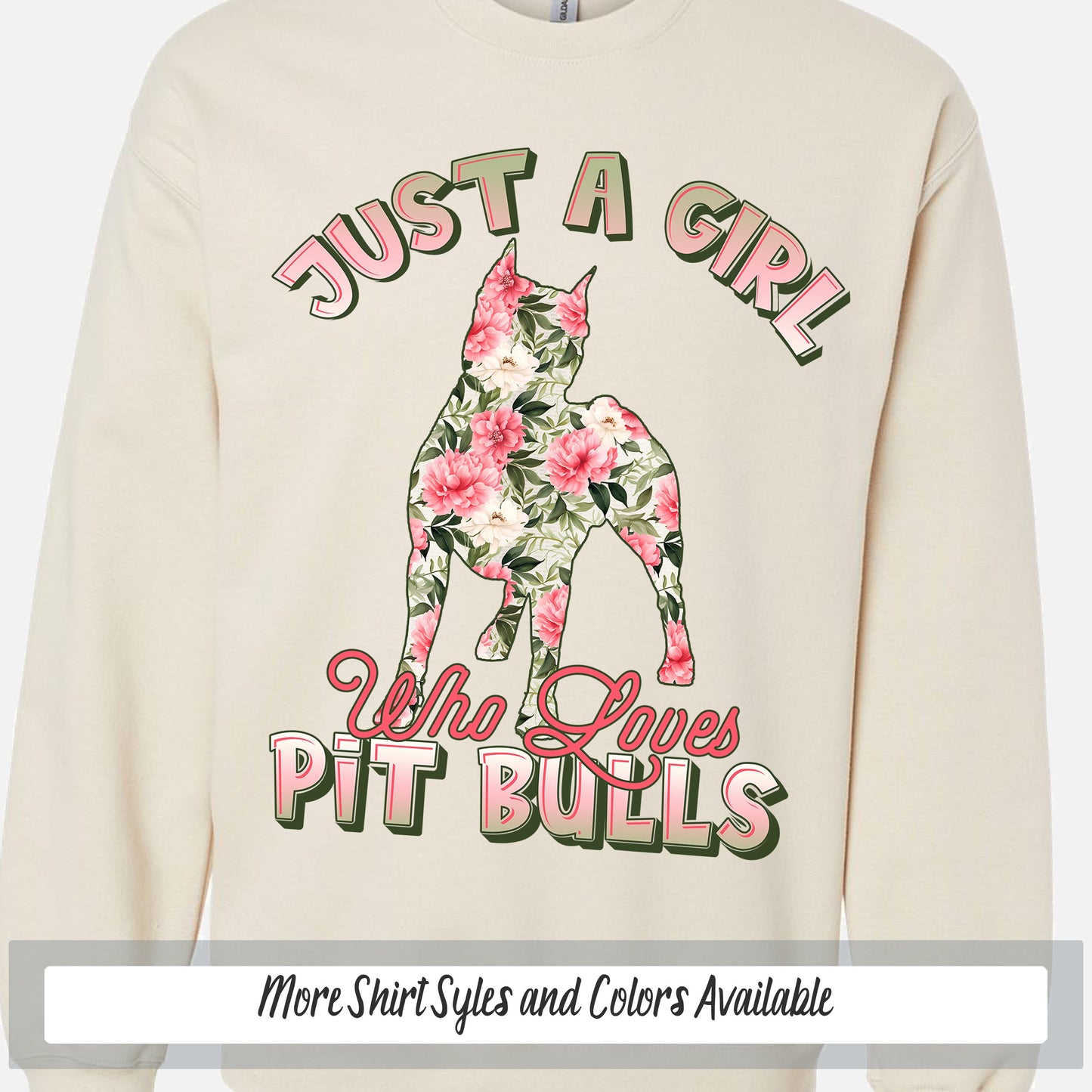 a white sweatshirt with pink flowers on it