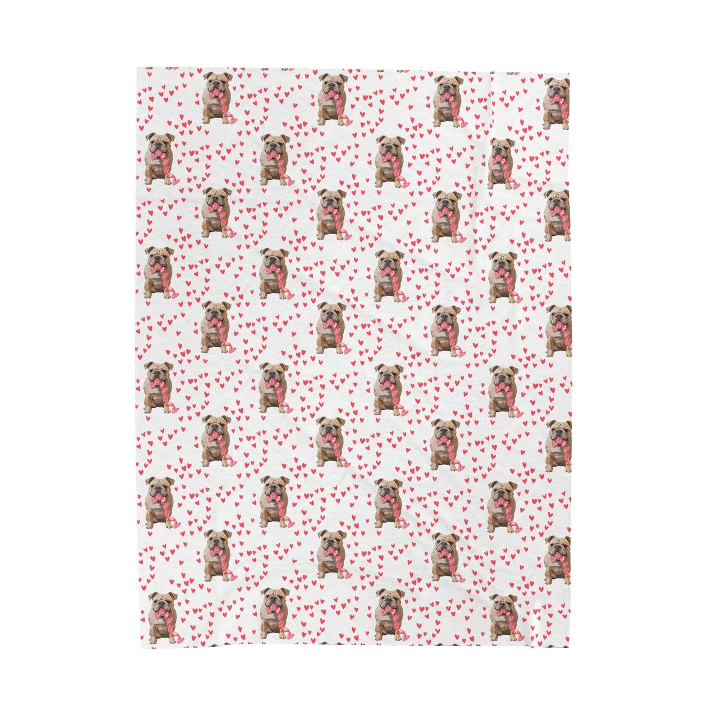 a paper with a teddy bear and hearts on it