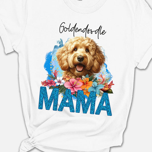 a white t - shirt with a picture of a dog on it