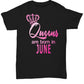 Queens Are Born in June Shirt Gemini Cancer Birthday T-Shirt