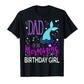 Dad of The Mermazing Birthday Girl Mermaid Shirt Party Gift