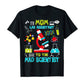 Mom Lab Assistant Mad Scientist Party T-Shirt Birthday Gift