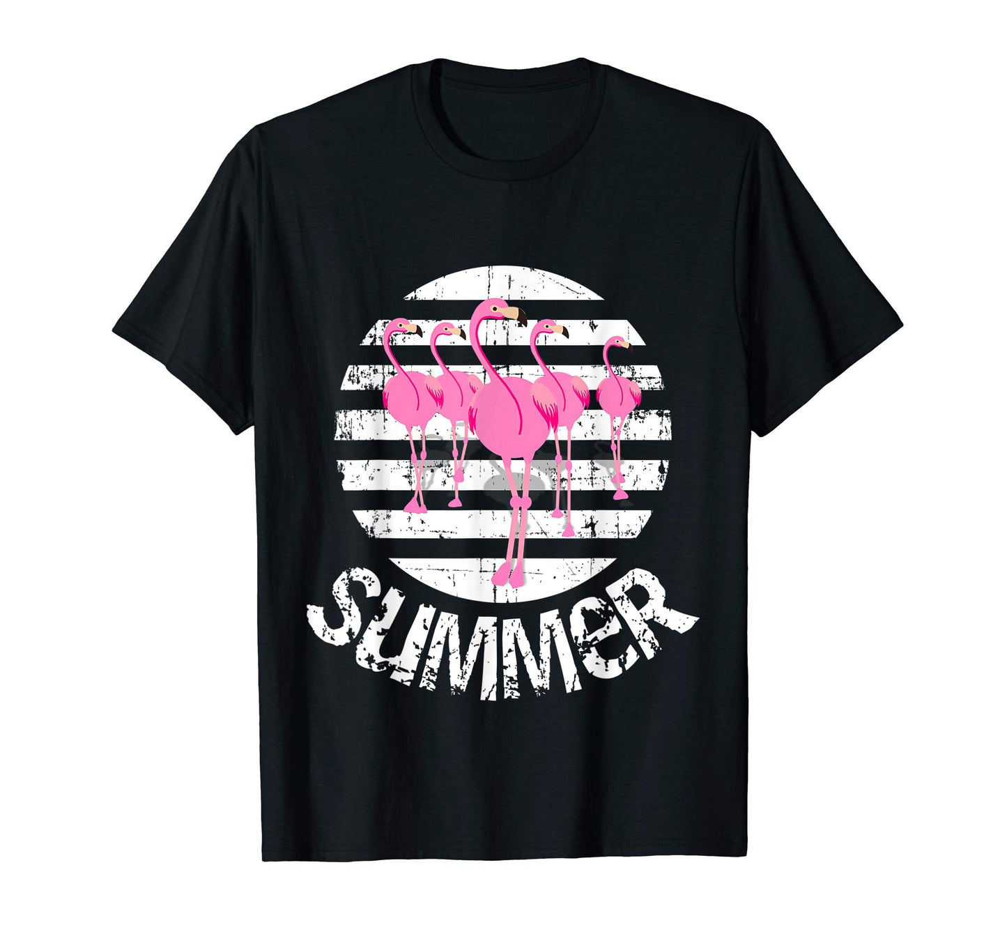 Flamingo Summer Sunset Family Vacation Vacay Souvenir Gift T-Shirt