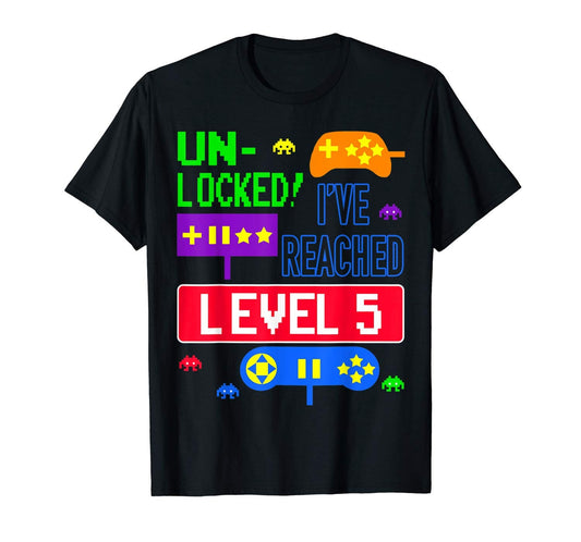 Video Game Tshirt, Birthday Shirt Boy, 9th Birthday Shirt, Level 7 Birthday Shirt, Double Digits Shirt, Gamer Shirt, Remote Control Unlocked