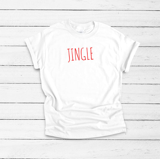 Jingle Shirt, Jingle Bell Gift, Christmas Present, Christmas Gift Idea, Mom Christmas Gift, Family Christmas Gift, Christmas Outfit, T Shirt