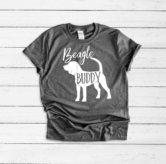 Beagle Buddy Dog Shirt, Beagle Lover Gift, Beagle Shirt, Beagle Dog Gift, Beagle Print, Beagle Mom, Dog Mom, Funny Beagle, Beagle Tee Tshirt