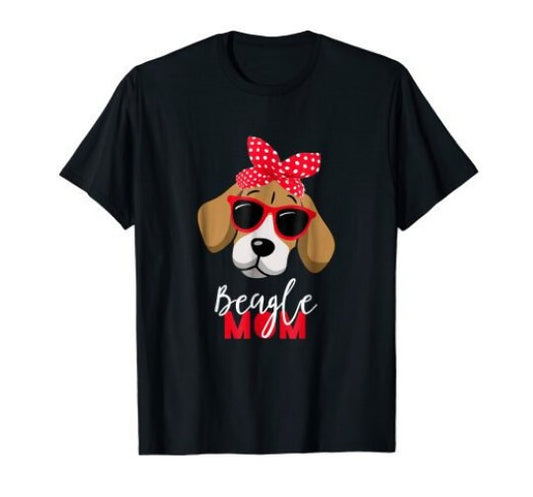 Beagle Shirt Funny Dog Lovers Mom Fur Mama Cute Tshirt