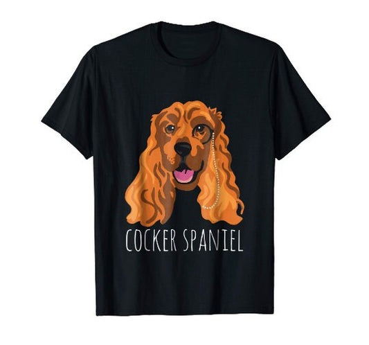 Cocker Spaniel Shirt Funny Dog T Shirts for Men Women  Zip Hoodie, Tank Top, Sweatshirt, Long Sleeve T-Shirt