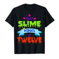Kids  Slime King Birthday Party Shirt Gift for Boys All Ages 1 2 3 4 5 6 7 8 9 10 11 12 Years Old
