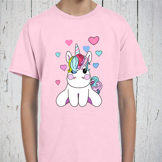Unicorn Birthday Shirt, Rainbow Unicorn Birthday Shirt, Unicorn Valentine Shirt, Unicorn Gift, Hearts Shirt, Gift for Girls, Unicorn Lovers