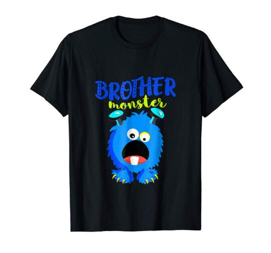 Brother Monster T Shirt, Big Brother Shirts, Monster 1st Birthday, Brother Shirts, Monster Party, Big Brother To Be,  Brother Announcement