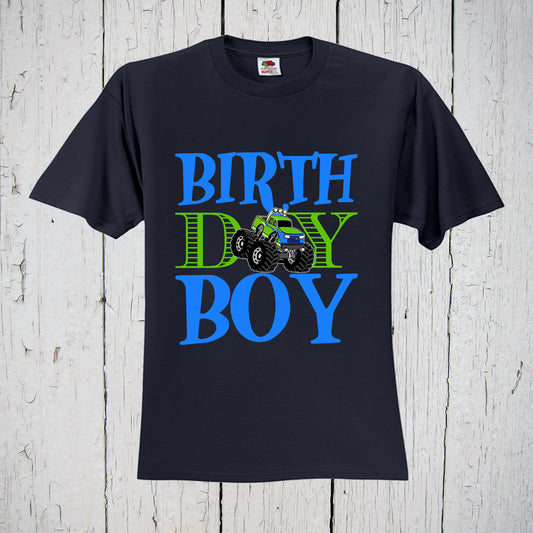 Birthday Boy, Truck Shirt, 1st Birthday Shirt, Monster Truck Party, Monster Truck Tshirt, 5th Birthday Shirt, 2nd Birthday Boy, 1st Birthday