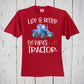 Life Is Better on Papa's Blue Tractor, Tractor Shirt, Grandpas Girl, Farm Shirt, Papa's Boy, Farm Tractor Print, I Love My Grandpa, Papa Tee
