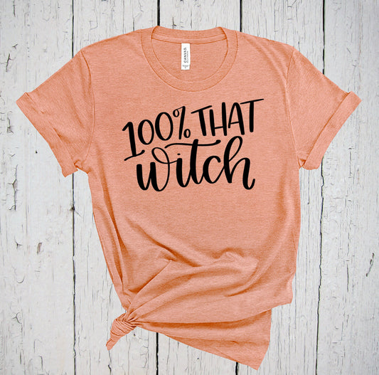 100% That Witch, Took A DNA Test, Fall T Shirt, That Witch, Basic Witch, Scarlet Witch, Witch Shirt, Witchy Shirt, Halloween Party, Fall Tee