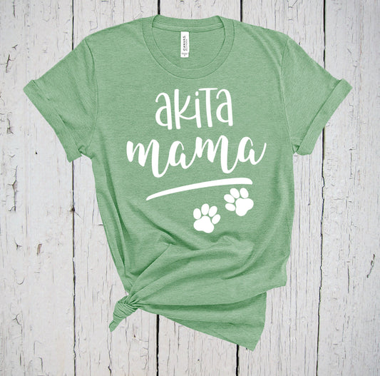 Akita Mama, Fur Mama Shirt, Akita Inu, Akita Gifts, Dog Mama, Akita Shirt, Akita Lover Shirt, Akita Owner Gift, Japanese Akita Dog