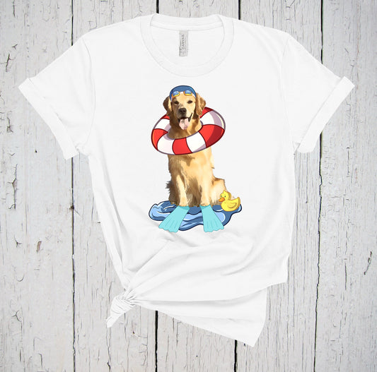 Pool Ready Golden Retriever Shirt, Fur Mama Shirt, Golden Life, Life Is Golden, Summer Party Tshirt, Golden Doodle, Dog Tee, Labradoodle Mom