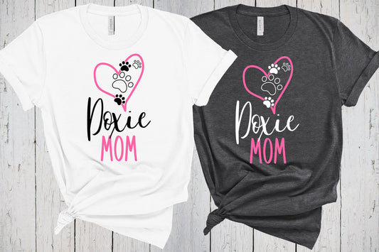 Doxie Mom, Heart Paw Prints Shirt, Fur Mama Shirt, Dachshund Mom Tee, Dachshund Lover Gift, Doxie Mama,Dachshund Mom, Weiner Dog, Hot Dog