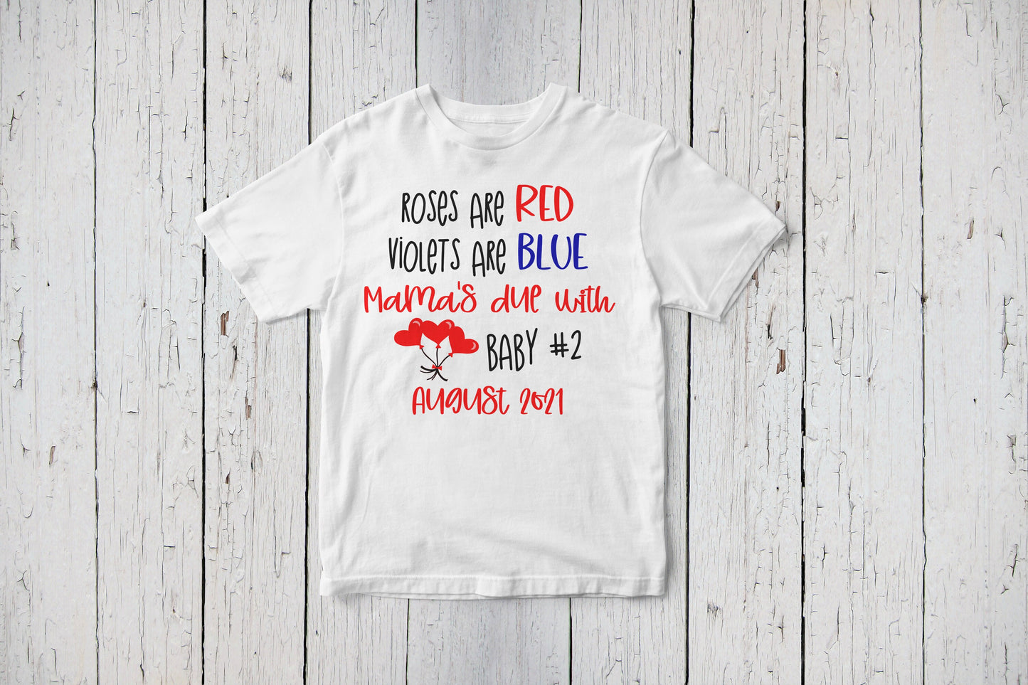 Funny Pregnancy Announcement Shirt, Promoted to Big Brother, I'm Going to Be A Big Sister, Valentine's Pregnancy Reveal, Due Date T-Shirt