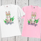 Easter Bunny Shirt, Personalized Easter Outfit, Bunny Rabbit Tees, Rabbit Ears, Cute Easter Shirt, Easter Shirt for Girl, Cute Bunny Rabbit