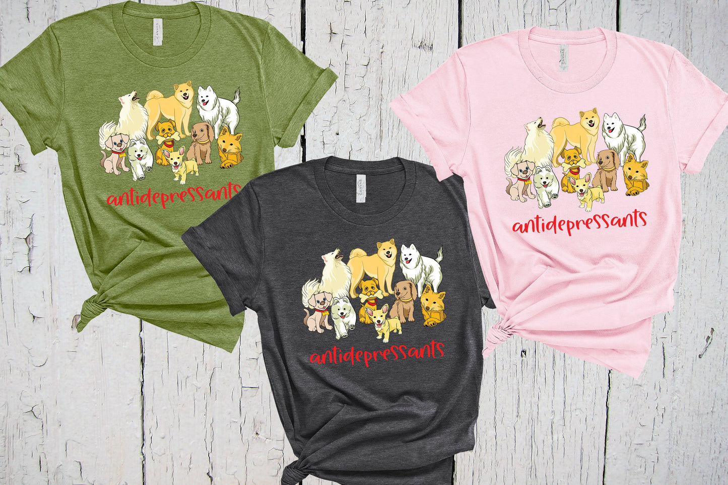 Antidepressants, Funny Dog Shirt, Dog Lover Gift, Fur Mama, Dog Dad, Animal Shelter Worker, Dog Walker, Pet Sitter, Human Society, Vet Tech