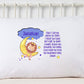 Bedtime Prayer Lion Pillowcase, Now I Lay Me Down To Sleep, Custom Boy's Name Pillowcase, Personalized Pillowcase, Standard Size Pillow