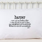 Custom Name Bedtime Prayer Pillowcase, Now I Lay Me Down To Sleep, Boy's Name, Girl's Name, Personalized Pillowcase, Standard Size Pillow