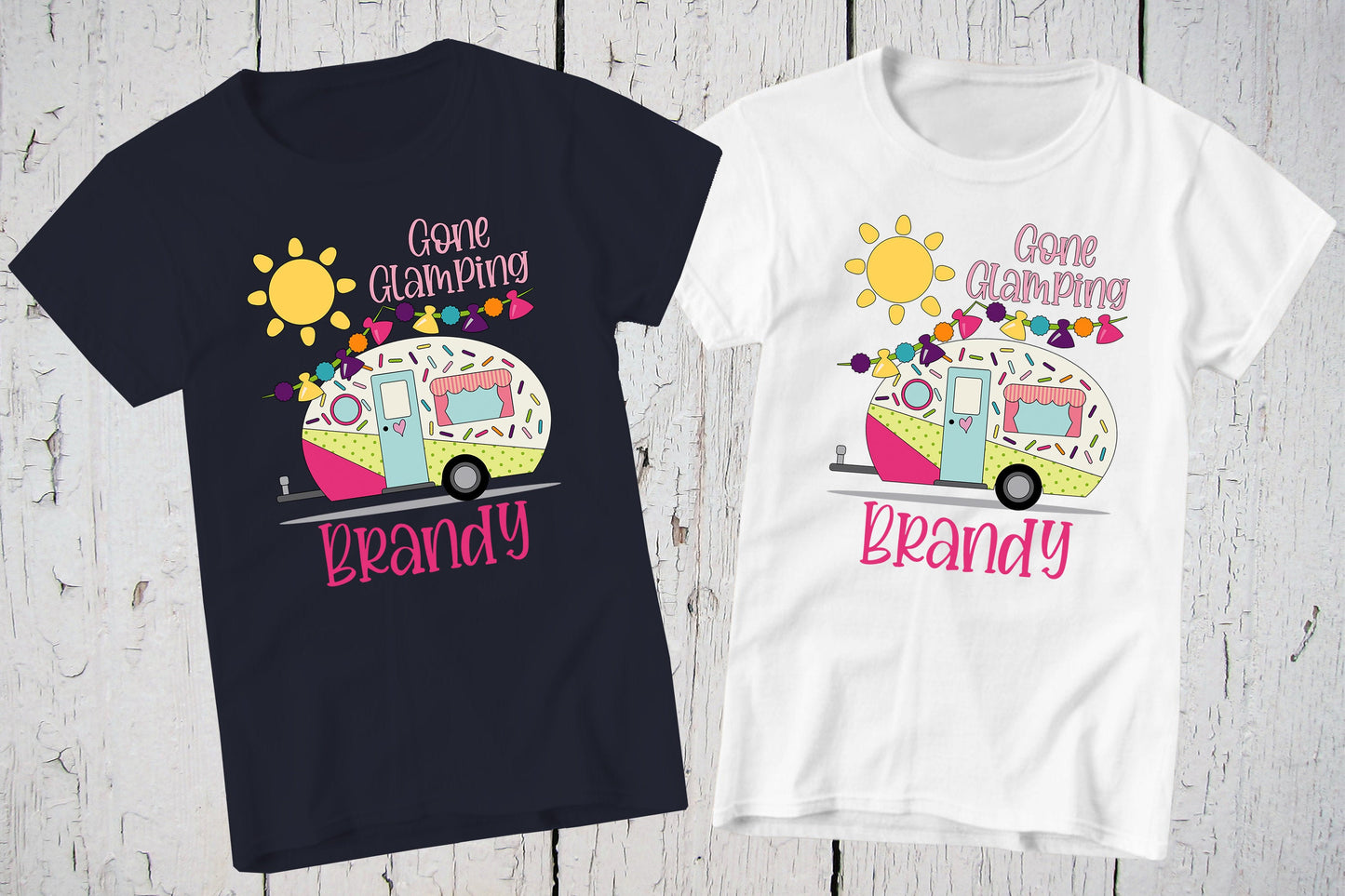 Gone Glamping, Glamping Shirt, Camping Shirts, Retro Camper, RV Trailer, Girls Camping Shirt, Camp Tshirt, Kids Camping Outfit, Toddler Top