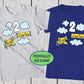 Airplane Birthday Shirt, Personalized Shirt, Airplane Shirts, Plane Birthday, Clouds Sky, Transportation Theme Party, Airplane Party Shirt