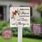 Cardinal Garden Sign, Signs From Heaven Remind You Our Love Will Always Be, Memorial Yard Sign, Home Decor, Metal Garden Sign, In Memory Of
