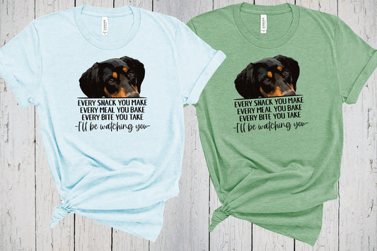 Transylvanian Hound Shirt, Every Snack You Make I'll Be Watching You, Fur Mama Shirt, Dog Lover Shirt, Hound Dog, Hungarian Hound, Dog Dad