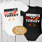 Mommy's Little Turkey, Thanksgiving Shirt, Infant Bodysuit, Fall Baby Outfit, Little Turkey Shirt, Baby Shower Gift, Thanksgiving Baby