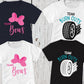Team Bows, Team Burn Outs, Pink or Blue Shirt, Party Shirts, Gender Reveal Shirts, Baby Shower, Pregnancy Announcement, It's A Boy Girl Tees
