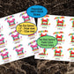 Bounce House, Gift Bag Stickers, Welcome Bag Stickers, Personalized Sticker, Thank You Stickers, Circle Sticker, Party Favors, Sticker Sheet