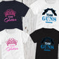 Team Glitter, Team Guns, Pink or Blue Shirt, Gender Party Shirts, Gender Reveal Shirts, Baby Shower, Pregnancy Announcement, It's A Boy Girl