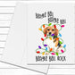 Beagle Christmas Card, Funny Christmas Card, Dog Greeting Cards, Christmas Card, Blank Cards With Envelopes, Holiday Cards, Jingle Bell Rock