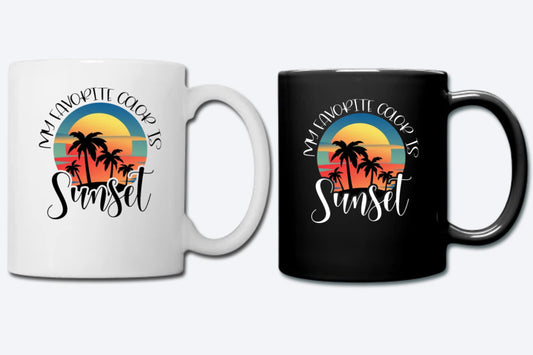 Sunset Is My Favorite Color, Coffee Mug, Campfire Mugs, Camper Mug, Adventure Wedding, Camp Life Mug, Adventure Mug, Gift for Camper