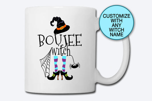 Boujee Witch, Coffee Mug, Fall Mug, Halloween Mug, Funny Coffee Mug, Mug Gift, Ceramic Mug, Tea Mug, Boujee Mug, Witch Mugs, Funny Witch Mug