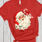 Christmas Santa Shirt, Retro Santa Shirt, Christmas Gifts for Women, Vintage Santa Claus, Retro Christmas Shirt, Holiday Shirts Top Gift