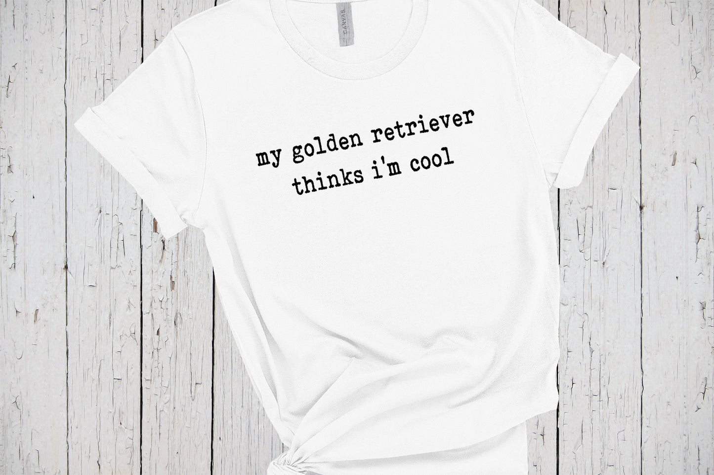 Golden Retriever, Dog Mama Shirt, My Dog Thinks Im Cool, Golden Tee, Dog Lover Shirt, Retriever Gift, Golden Mom, Golden Retriever Tee