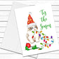 Selkirk Rex Cat, Christmas Cards, Funny Holiday Cards, Cute Holiday Card, Cat Christmas Card, Holiday Card Set, Cat Lover Gift, Gift for Mom