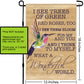 House Flags, Garden Art, Hummingbird Gifts, Garden Decoration, Camping Flag, Garden Decor, Outdoor Flag, Garden Gift, Sheet Music, Old Song