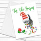 Australian Mist Cat, Christmas Cards, Funny Holiday Cards, Cute Holiday Card, Cat Christmas Card, Holiday Card Set, Cat Lover Gift, Cat Lady