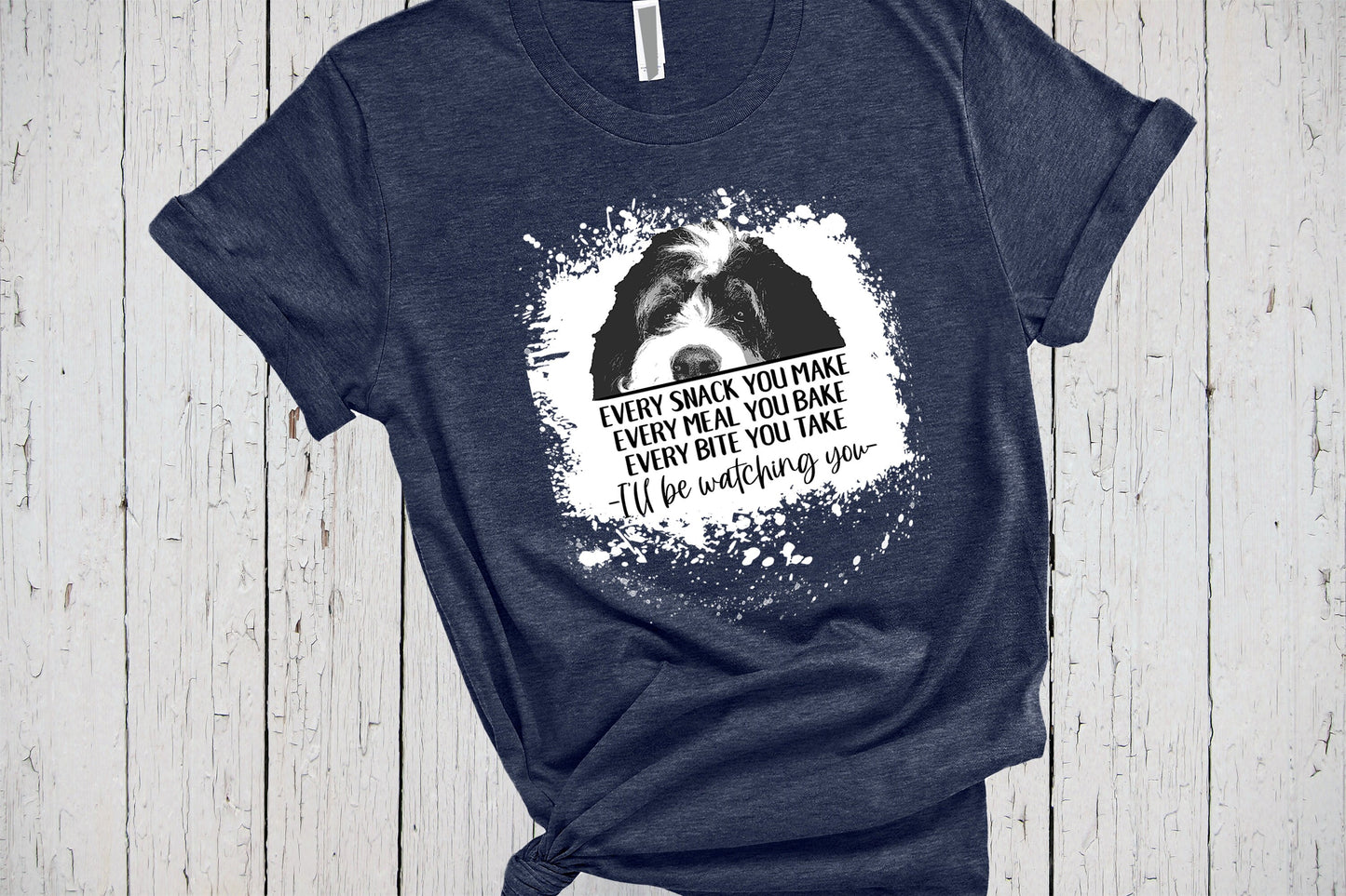 Bernedoodle Shirt, Bleached Shirt, Bleached Effect, Bleached Sweatshirt, Bernedoodle Mom, Bernedoodle Gifts, Dog Mom Sweatshirt, Doodle Mama