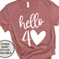 Hello 40 Birthday Shirt, Funny Birthday Shirt, 40 Shirt, 40 Birthday Gift, Birthday Queen Shirt, Love Shirt, Heart Shirt, Birthday Trip Tee