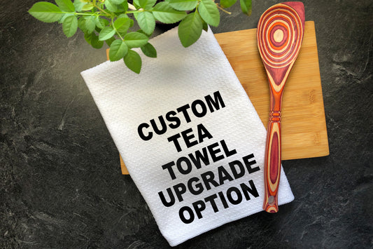 Tea Towel, Upgrade Any Dog Lovers Gifts R Us Shop Design To a Kitchen Towel, Kitchen Decor, Dish Towels, Custom Tea Towel, Unique Gift Idea