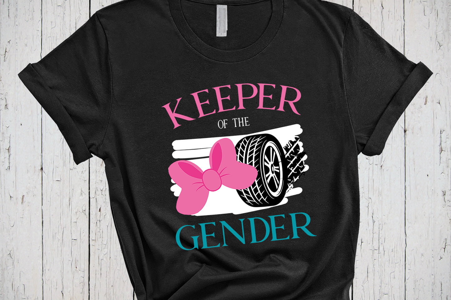 Keeper Of The Gender Shirt, Team Bows, Team Burn Outs, Pink or Blue Shirt, Gender Party Shirts, Gender Reveal Shirts, Pregnancy Announcement