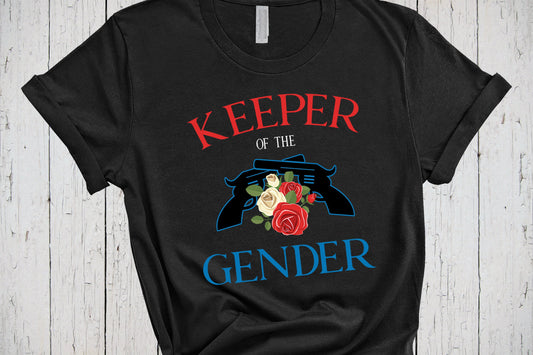 Keeper Of The Gender Shirt, Team Roses, Team Guns, Pink or Blue Shirt, Gender Party Shirts, Gender Reveal Shirts, Pregnancy Announcement
